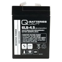 Q-Batteries 6LS-4.5 | 6V 4,5Ah Blei-Vlies Akku / AGM VRLA