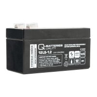 Q-Batteries 12LS-1.2 | 12V 1,2Ah Blei-Vlies Akku / AGM VRLA mit VdS