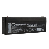 Q-Batteries 12LS-2.1 | 12V 2,1Ah Blei-Vlies Akku / AGM...