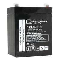 Q-Batteries 12LS-2.9 | 12V 2,9Ah Blei-Vlies Akku / AGM VRLA