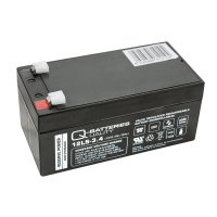 Q-Batteries 12LS-3.4 | 12V 3,4Ah Blei-Vlies Akku / AGM VRLA mit VdS