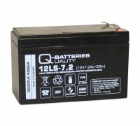 Q-Batteries 12LS-7.2 F1 | 12V 7,2Ah Blei-Vlies-Akku / AGM...