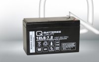 Q-Batteries 12LS-7.2 F1 | 12V 7,2Ah Blei-Vlies-Akku / AGM VRLA mit VdS G112070