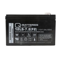 Q-Batteries 12LS-7.2 F2 | 12V 7,2Ah Blei-Vlies-Akku / AGM...