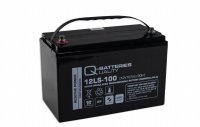 Q-Batteries 12LS-100 | 12V 107Ah Blei Akku Standard- Typ AGM 10 Jahres Typ