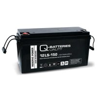 Q-Batteries 12LS-150 | 12V 158Ah Blei Akku Standard- Typ...