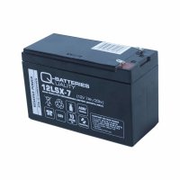 Q-Batteries 12LSX-7 | 12V 7Ah Blei-Vlies-Akku / AGM 10 Jahre