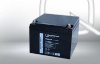 Q-Batteries 12LSX-24 | 12V 24Ah Blei-Vlies-Akku / AGM 10 Jahre