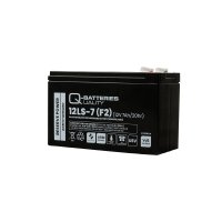 Q-Batteries 12LS-7 F2 | 12V 7Ah Blei-Vlies-Akku / AGM VRLA mit VdS G118004