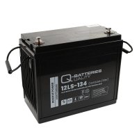 Q-Batteries 12LS-134| 12V 134Ah Blei Akku Standard- Typ AGM 10 Jahres-Typ
