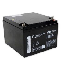 Q-Batteries 12LCP-30 | 12V 30Ah Blei Akku Zyklentyp AGM...