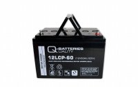 Q-Batteries 12LCP-60 | 12V 63Ah Blei Akku Zyklentyp AGM...