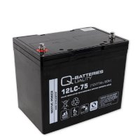 Q-Batteries 12LC-75 | 12V 77Ah Blei Akku Zyklentyp AGM Deep Cycle VRLA