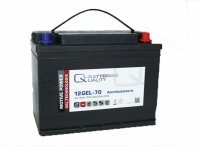 Q-Batteries 12GEL-70 Antriebsbatterie 12V 70Ah (5h), 75Ah...